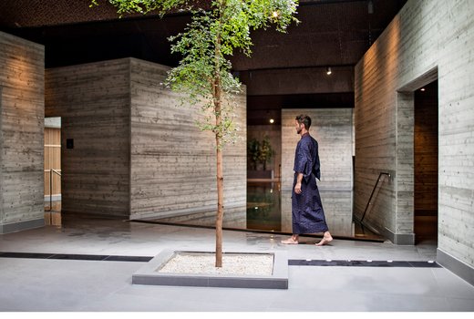 Yukatabad bij Yasuragi Spa